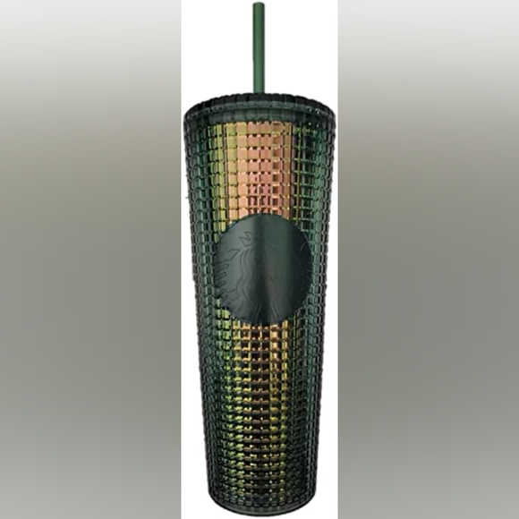 Starbucks Other - Starbucks Fall 2022 Tumbler Grid Iridescent Green Rainforest Venti 24oz